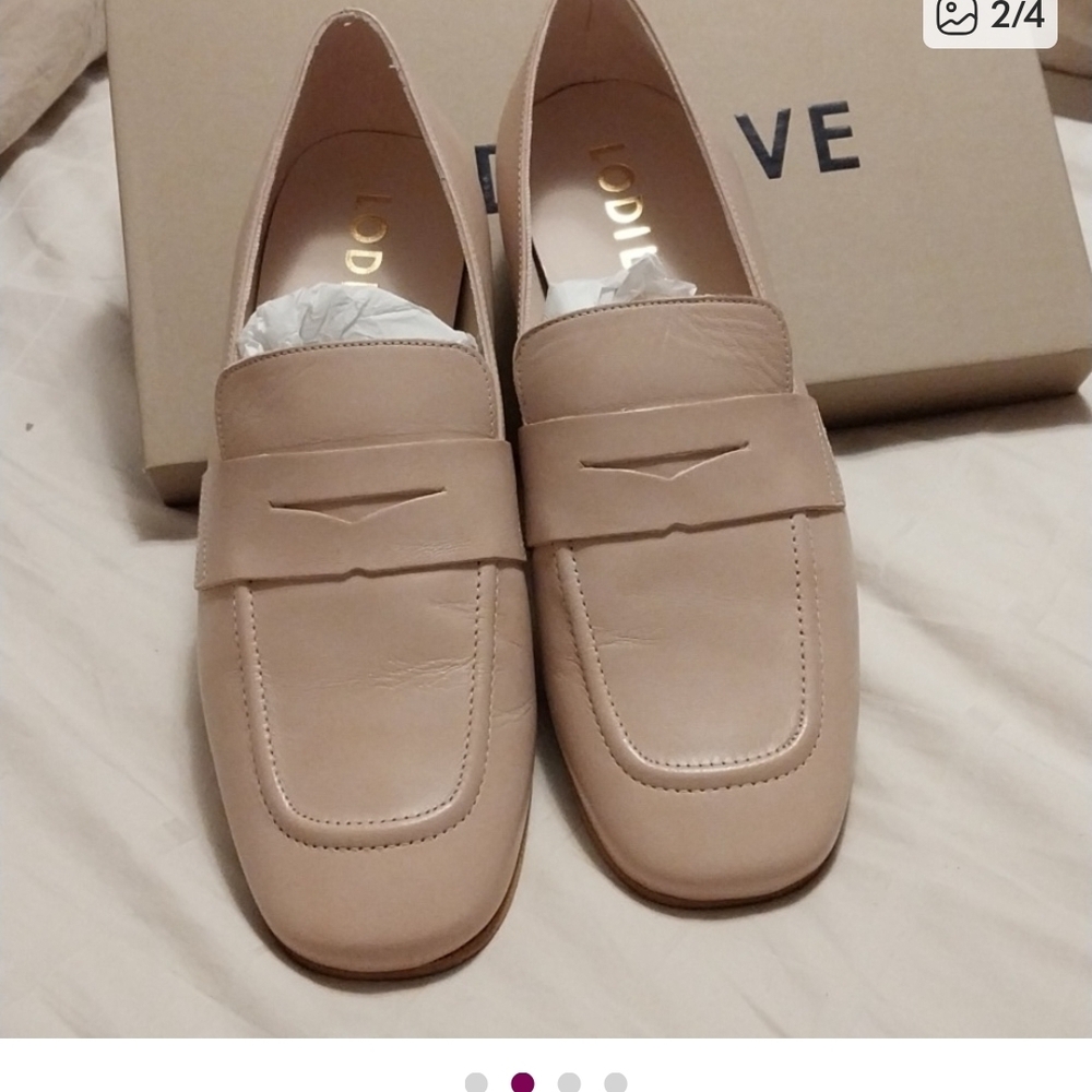Women's Tan Leather Loafers